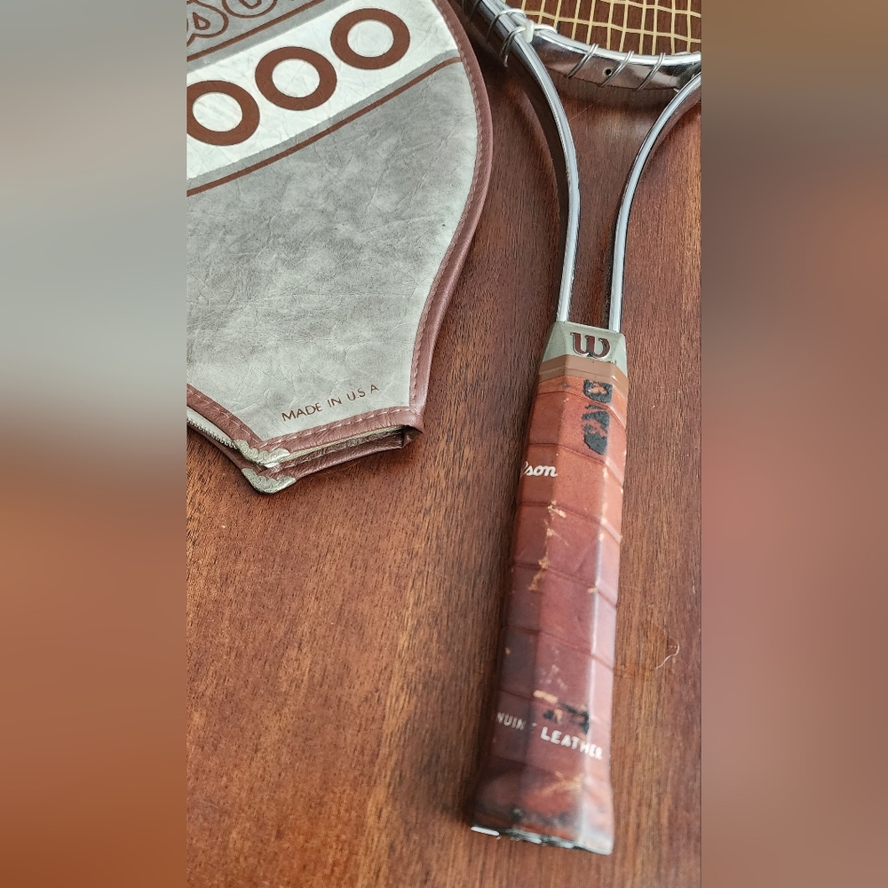 Vtg Wilson TX6000 Racket‎ Racquet and Cover - Picture 4 of 11